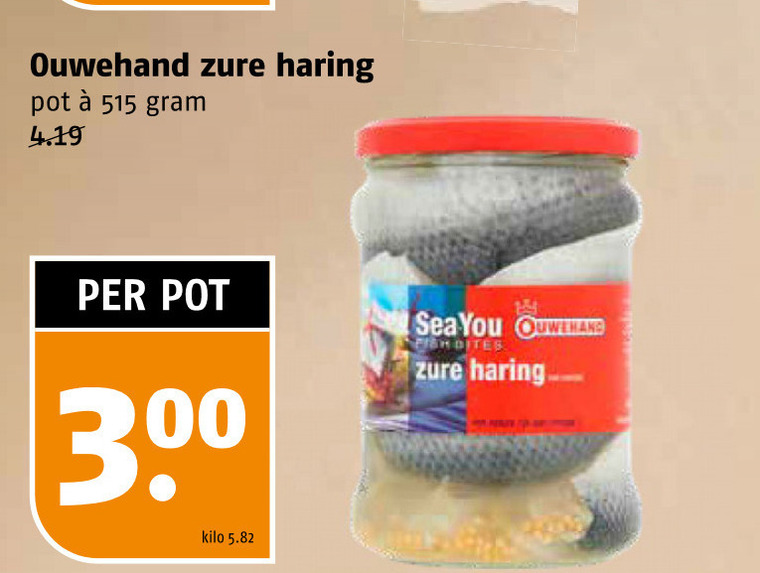 Ouwehand   haring folder aanbieding bij  Poiesz - details