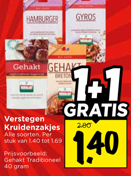 Verstegen   kruiden folder aanbieding bij  Vomar - details