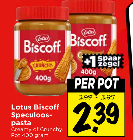 Lotus   speculaaspasta folder aanbieding bij  Vomar - details