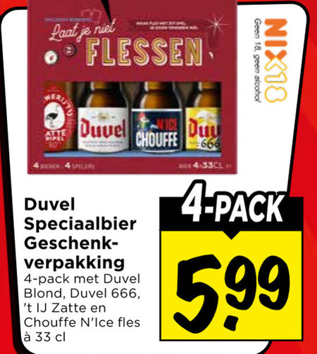 Duvel   speciaalbier folder aanbieding bij  Vomar - details