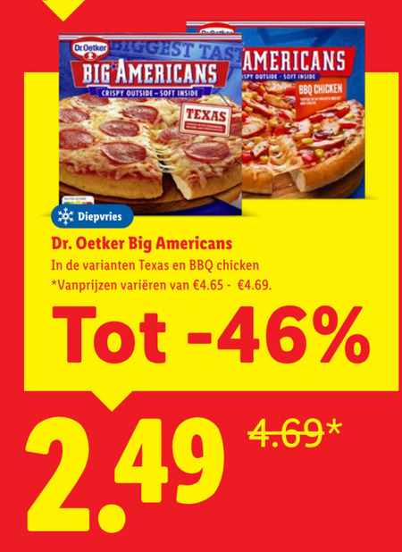 Dr Oetker   diepvriespizza folder aanbieding bij  Lidl - details