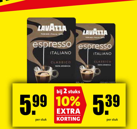 Lavazza   koffie folder aanbieding bij  Boni - details