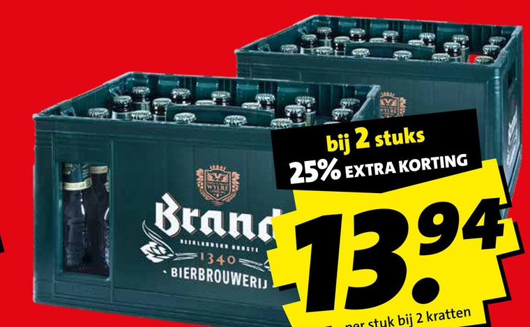Brand   krat bier folder aanbieding bij  Boni - details