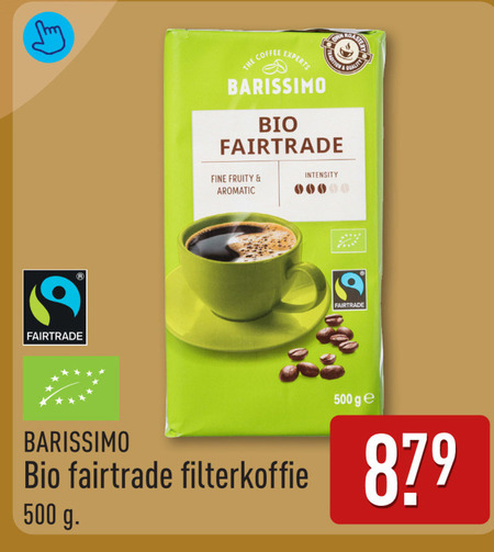 Barissimo   koffie folder aanbieding bij  Aldi - details