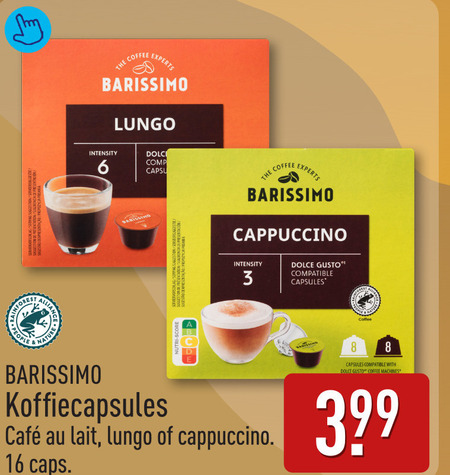 Barissimo   dolce gusto capsules folder aanbieding bij  Aldi - details