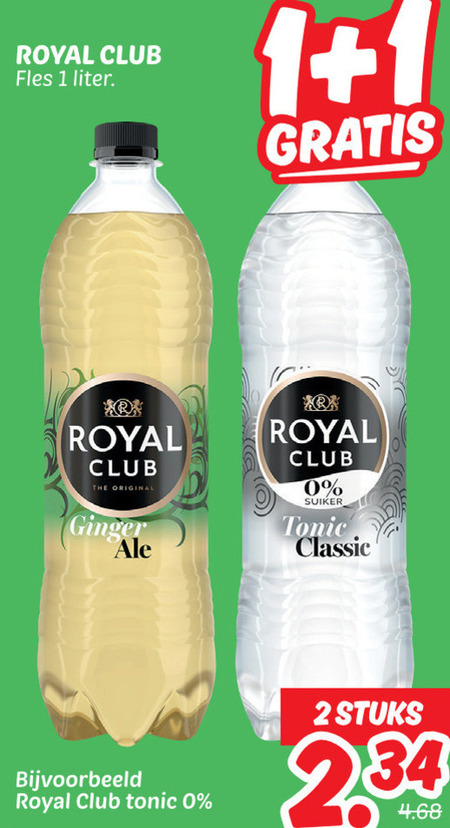 Royal Club   frisdrank folder aanbieding bij  Dekamarkt - details