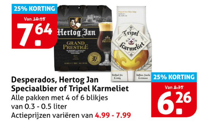 Desperados   speciaalbier folder aanbieding bij  Hoogvliet - details