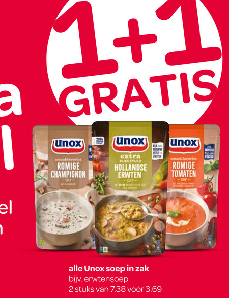 Unox   soep folder aanbieding bij  Spar - details
