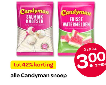 Candyman   snoep folder aanbieding bij  Spar - details