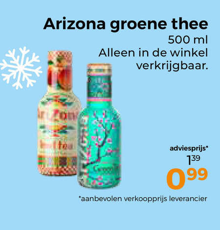 Arizona   ice tea folder aanbieding bij  Trekpleister - details