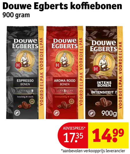 Douwe Egberts   koffiebonen folder aanbieding bij  Kruidvat - details