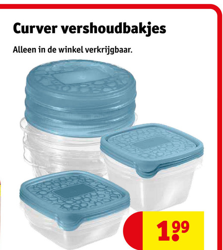 Curver   vershouddoos folder aanbieding bij  Kruidvat - details