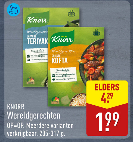 Knorr   maaltijdmix folder aanbieding bij  Aldi - details