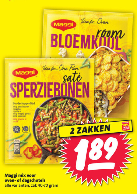 Maggi   maaltijdmix folder aanbieding bij  Nettorama - details