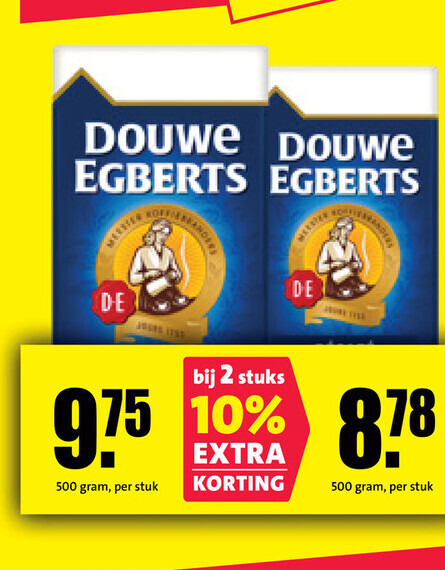 Douwe Egberts   koffie folder aanbieding bij  Nettorama - details