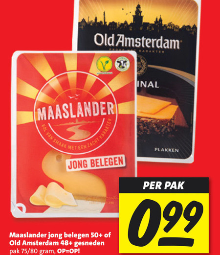 Maaslander   kaasplakken folder aanbieding bij  Boni - details