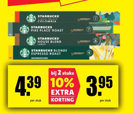 Starbucks   koffiecups folder aanbieding bij  Boni - details