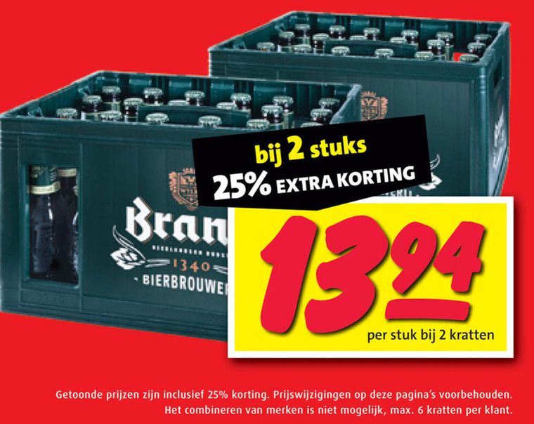 Brand   krat bier folder aanbieding bij  Boni - details