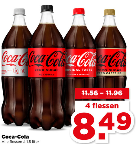 Coca-Cola   cola folder aanbieding bij  Plus - details