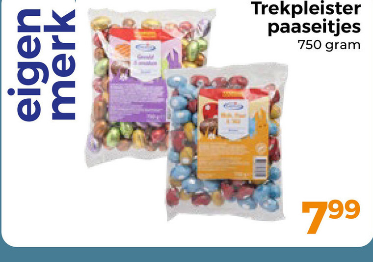 Trekpleister Huismerk   paaseitjes folder aanbieding bij  Trekpleister - details