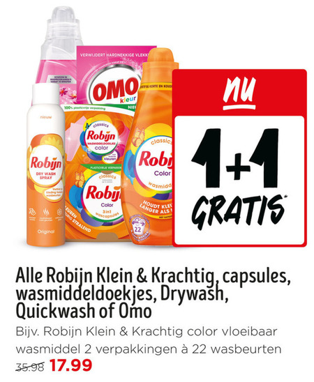 Robijn   wasmiddel folder aanbieding bij  Jumbo - details