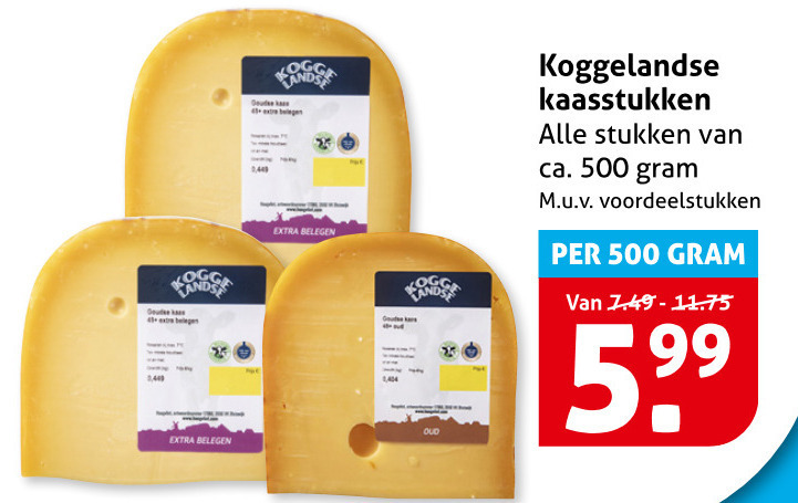 Koggelandse   kaas folder aanbieding bij  Hoogvliet - details