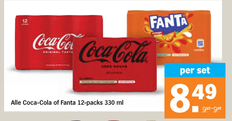 Coca-Cola   cola, frisdrank folder aanbieding bij  Albert&nbsp;Heijn - details