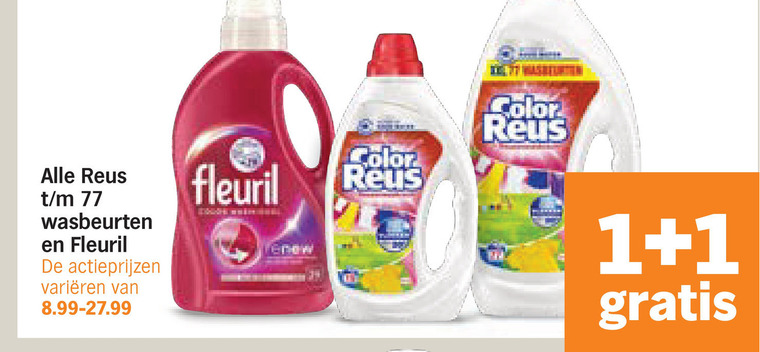 Fleuril   wasmiddel folder aanbieding bij  Albert&nbsp;Heijn - details
