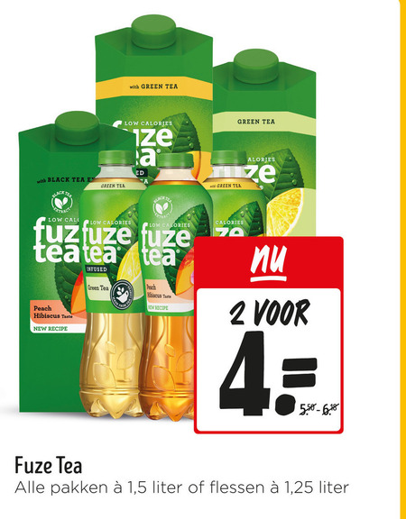 Fuze Tea   ice tea folder aanbieding bij  Jumbo - details