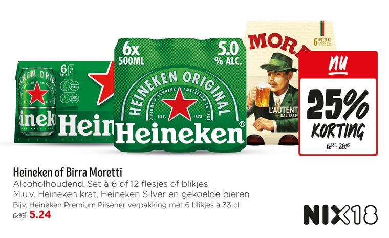 Birra Moretti   blikje bier folder aanbieding bij  Jumbo - details