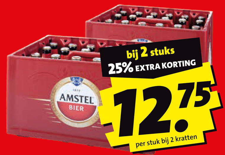 Amstel   krat bier folder aanbieding bij  Boni - details