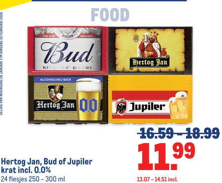 Bud   krat bier folder aanbieding bij  Makro - details