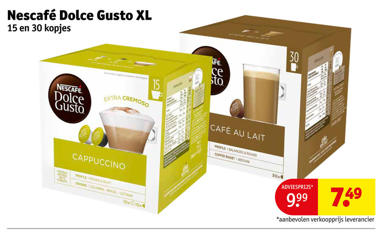 Nescafe   dolce gusto capsules folder aanbieding bij  Kruidvat - details