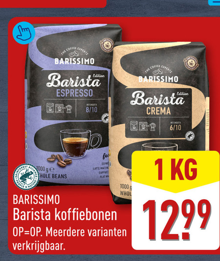 Barissimo   koffiebonen folder aanbieding bij  Aldi - details