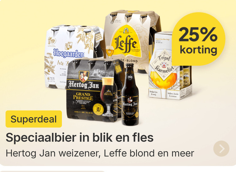 Leffe   blikje bier, speciaalbier folder aanbieding bij  Picnic - details