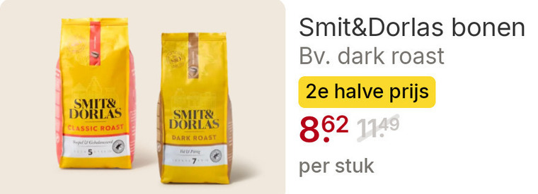 Smit en Dorlas   koffiebonen folder aanbieding bij  Picnic - details