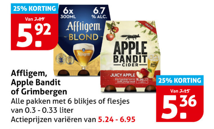 Apple bandit   speciaalbier, appelcider folder aanbieding bij  Hoogvliet - details