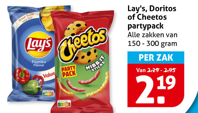 Lays   chips, zoutje folder aanbieding bij  Hoogvliet - details