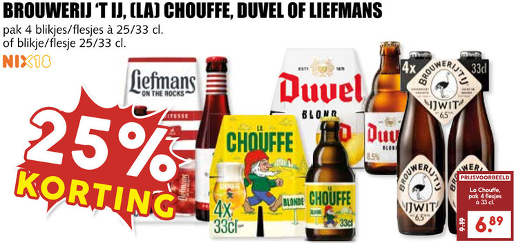 La Chouffe   speciaalbier folder aanbieding bij  MCD&nbsp;Supermarkt&nbsp;Basis - details