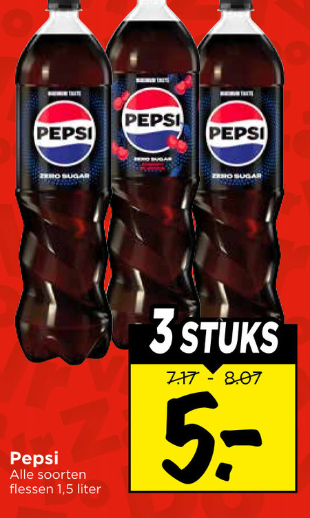 Pepsi   cola folder aanbieding bij  Vomar - details