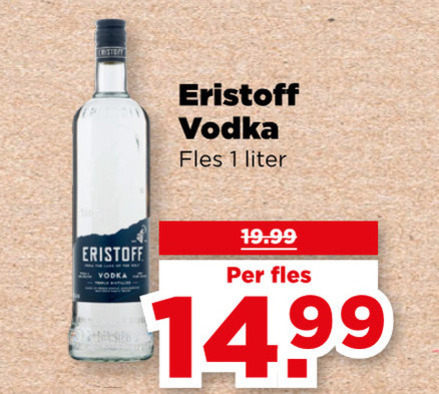 Eristoff   wodka folder aanbieding bij  Plus - details