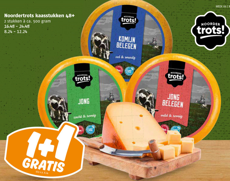 Noordertrots   kaas folder aanbieding bij  Poiesz - details