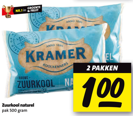 Kramer   zuurkool folder aanbieding bij  Boni - details