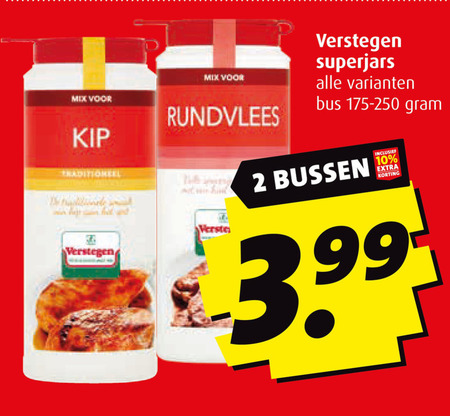 Verstegen   kruiden folder aanbieding bij  Boni - details