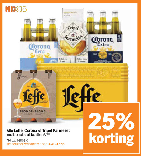 Corona   krat bier, speciaalbier folder aanbieding bij  Albert&nbsp;Heijn - details