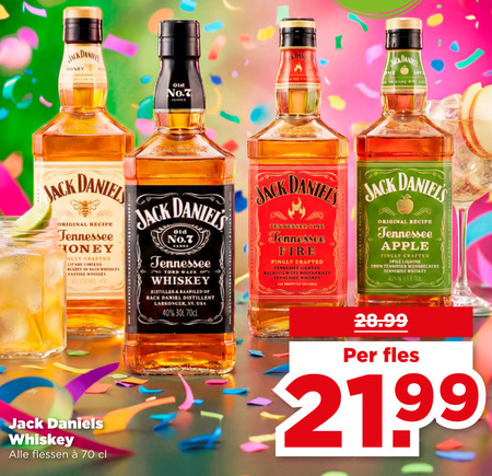 Jack Daniels   whisky folder aanbieding bij  Plus - details