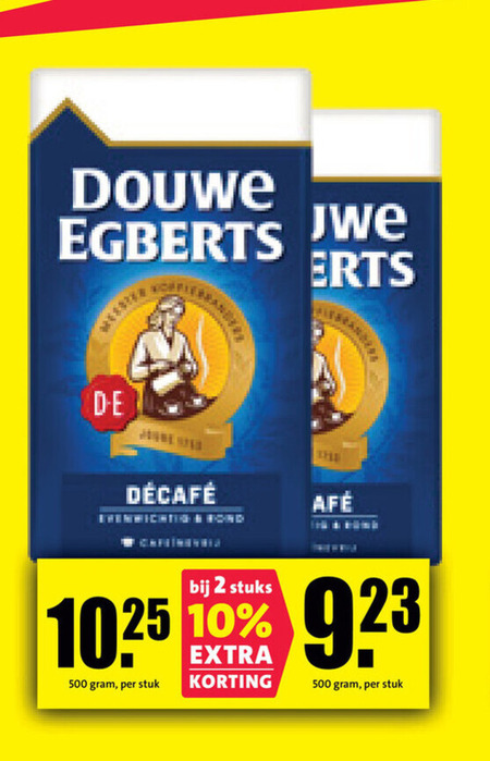 Douwe Egberts   koffie folder aanbieding bij  Nettorama - details