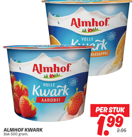 Almhof   kwark folder aanbieding bij  Dekamarkt - details