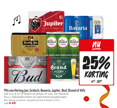 alfa jupiler grolsch brand bud hertog jan bavaria blikjes bier 1 4 5 6 12 25 33 100 co pack belgische pils lieshout meesterschap meesters to 330ml onafhankelijk it brewed with trade markant premium pilsner meesterbrouwer pilsener zacht bitter vakmanschap america fris asia 06 frissend zachte verfrissend afdronk karakter plisse jack tray bieren geschenkverpakkingen 5.99 folder aanbieding bij Jumbo Brand blikje bier folder aanbieding bij Jumbo - details