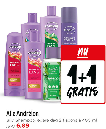 Andrelon   conditioner, shampoo folder aanbieding bij  Jumbo - details